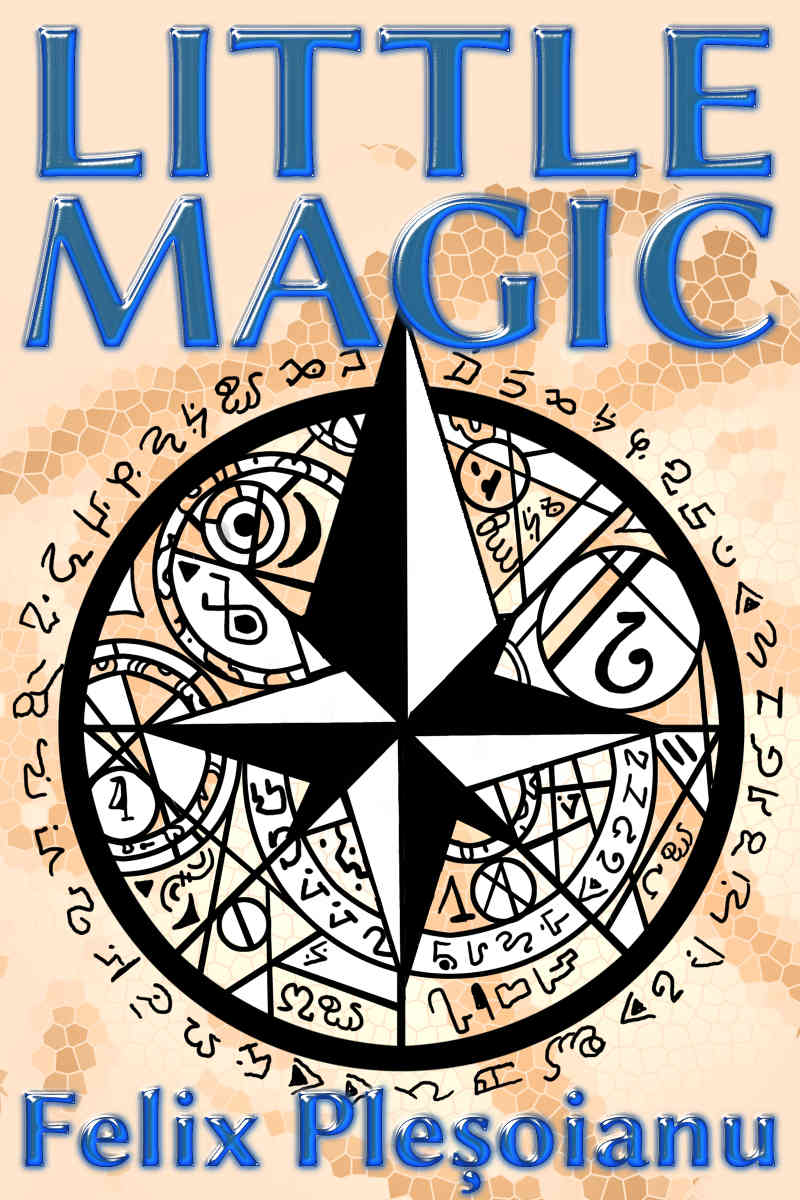 Book cover depicting a large, intricate magic circle based upon a compass rose.
